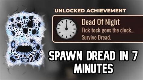 Roblox Doors How To Spawn Dread In 7 Minutes Dead Of Night Badge