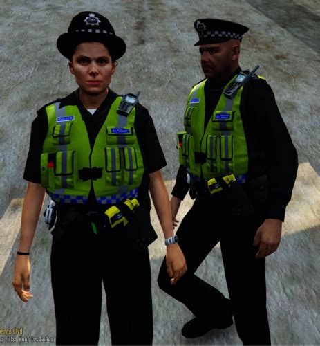 British Police Officer New Ped Model Femaleandmale Player And Ped