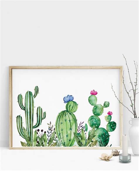 Cet Article N Est Pas Disponible Etsy Peinture De Cactus