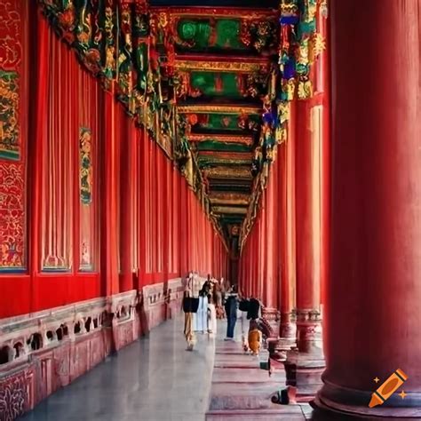 Forbidden City Palace Interior Beijing China On Craiyon