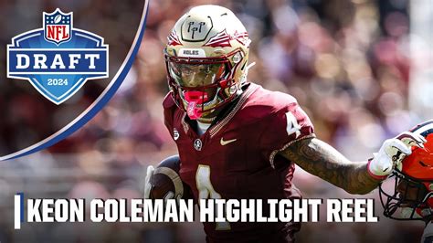 Keon Coleman Highlight Reel Buffalo Bills Select Fsu Wr With Rd Pick