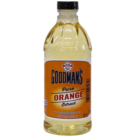 Pure Orange Extract 1 Pint Goodmans Flavorings