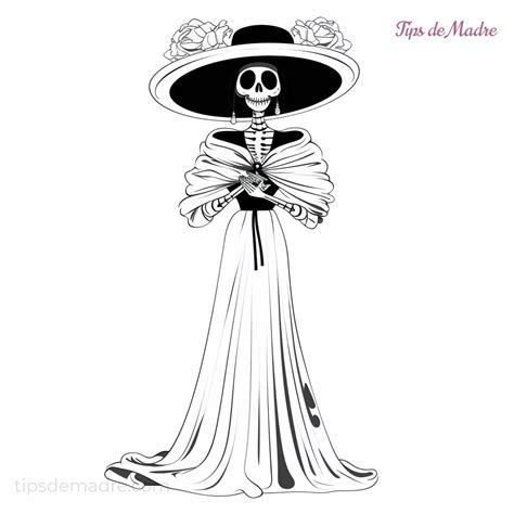 Dibujos De D A De Muertos Para Colorear E Imprimir Para Ni Os Tips De