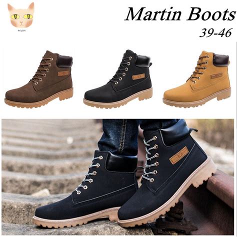 Gogo Men Ankle Shoes Fur Lined Winter Autumn Warm Martin Boots Buy At A