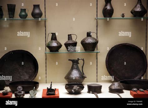 De época Romana Herramientas De Cocina Andalucía España En El Museo