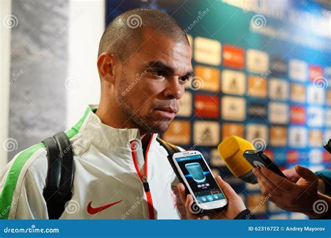 Portugal Defender Pepe Gives an Interview after the Match Against ...