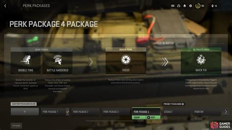 Best Perk Packages In Mw2 Perks Multiplayer Call Of Duty Modern