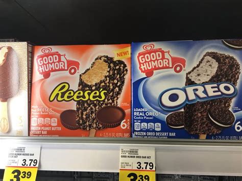 Good Humor Reeses And Oreo Ice Cream Bars Oreo Bars Icecream Bar