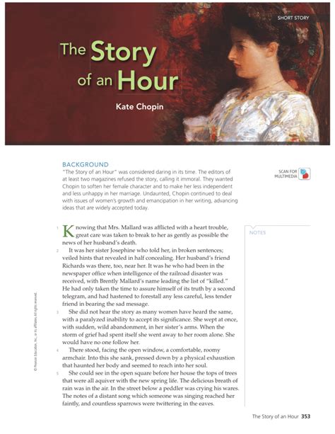 The Story Of An Hour Kate Chopin