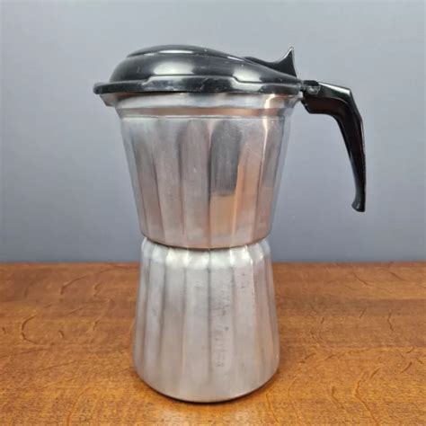 Ancienne Cafeti Re Italienne Alu Pur Seb Dl S Rie Ga Moka Pression