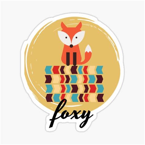 Cute Fox Sticker For Sale By Bronikowskiart Redbubble