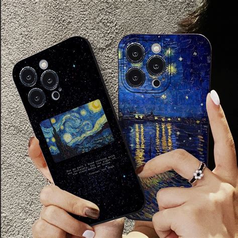 Van Gogh Starry Sky Art Phone Case For Huawei P P P Pro P Lite