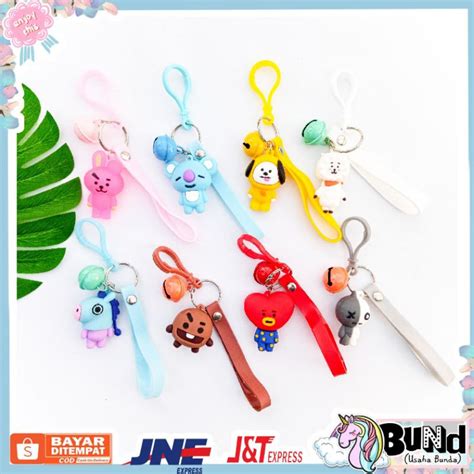 Jual BUN G004 GANTUNGAN KUNCI BT21 LONCENG GANTUNGAN KUNCI