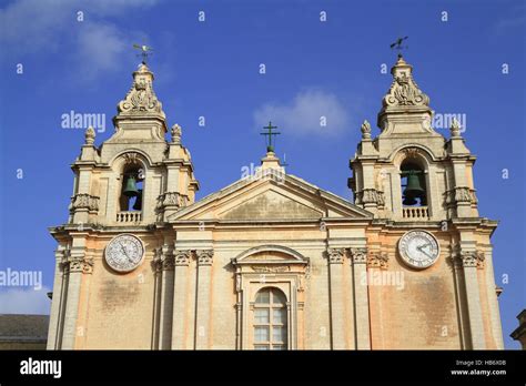 Dome cathedral mdina hi-res stock photography and images - Alamy