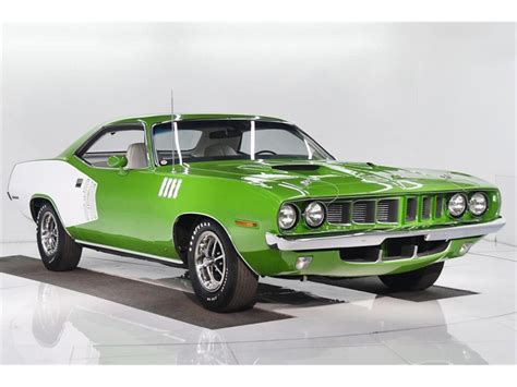 Restored 1971 Plymouth Barracuda Is The Green Treat Of The Week