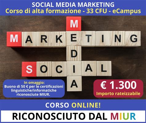 Social Media Marketing Social Media Manager Corso Di Alta Formazione