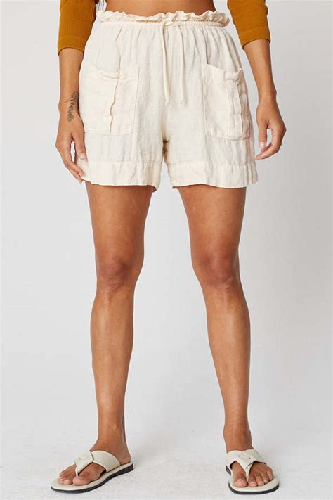 Imperfect Linen Cargo Shorts Garmentory