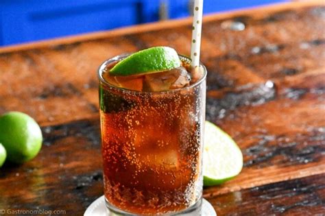 Cuba Libre Cocktail Recipe Gastronom Cocktails