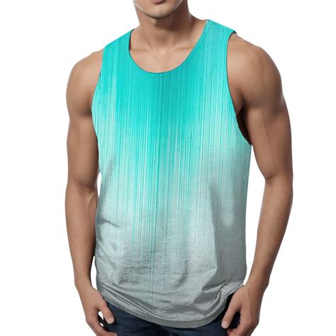 Kpoplk Men Workout Tank Top Gym Bodybuilding Sleeveless Muscle T Shirts