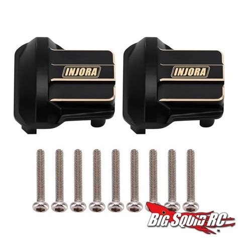 Injora G Black Brass Diff Covers For The Traxxas Trx M Big Squid