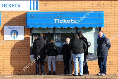 Fans Buy Tickets Ahead Kickoff Editorial Stock Photo Stock Image