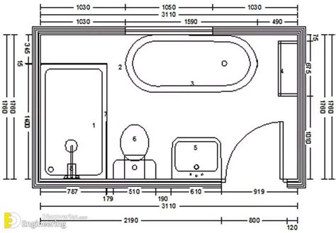 Plan Your Bathroom By The Most Suitable Dimensions Guide Engineering Discoveries Master Bath