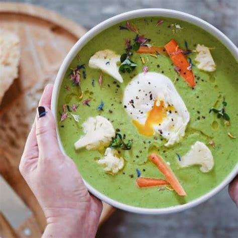 Ricettina Crema Di Piselli Con Uovo Poch E Giardiniera Veloce