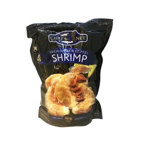 Chefs Net Shrimp Premium Raw Ez Peel 2 Lb From Jewel Osco Instacart