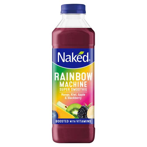 Naked Rainbow Machine Super Smoothie Mango Kiwi Apple Blackberry