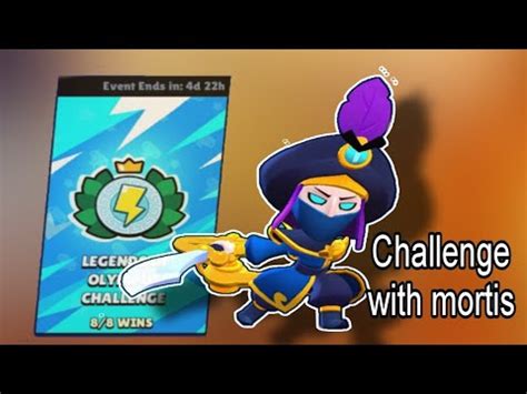 Legends Of Olympus Challenge With Mortis Only In Brawl Stars Feat