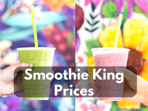 Smoothie King Prices Best Healthiest Smoothie At Smoothie King