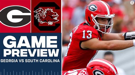 College Football Week 3 No 1 Georgia Vs South Carolina Preview Cbs