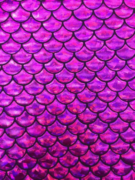 Way Stretch Mermaid Fish Scales Spandex Foil Fabric Sold By Etsy