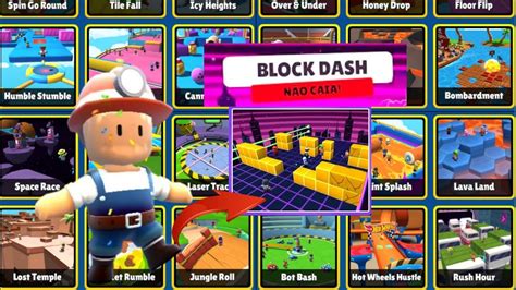 Stumble Guys Block Dash Legendaryblock Dash Mapsrajr Gaming Youtube