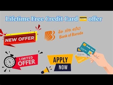 Bank Of Baroda Lifetime Free Credit Card Bob Credit Card Lifetime