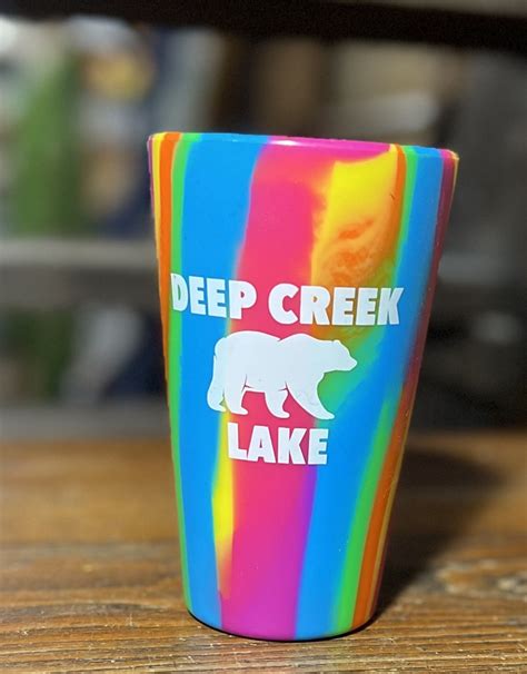 Deep Creek Lake Silicone Pint 16oz Schoolhouse Earth