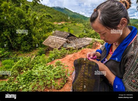 Vietnam Mountain Range Of Hoang Lien Son Village Of Nam Trang Mu