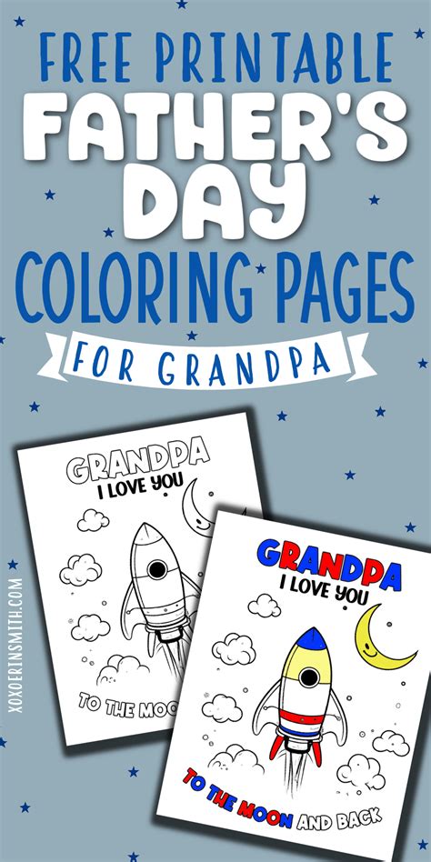 Cute Fathers Day Coloring Pages For Grandpa Pdf In 2024 Fathers Day