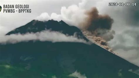 Gunung Merapi Meletus Lagi Segera Menjauh Guguran Awan Panas Meluncur