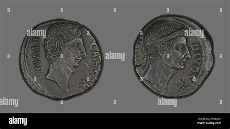 Coin Portraying Julius Caesar, about 38 BCE Stock Photo - Alamy