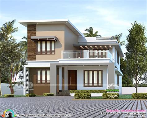 Kerala Home Design Flat Roof Elevation