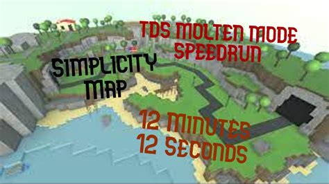 Tds Simplicity Molten Mode Speedrun Youtube