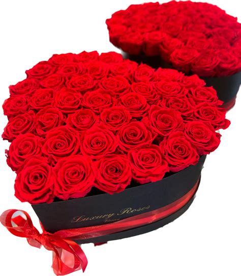 Infinity Rosen Herz Box Mit St Ck Luxury Roses Vienna