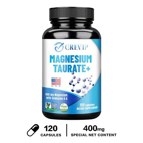 Vitagen Magnesium Taurate Mg Supports Cardiovascular Health And