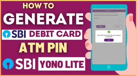 How To Generate Sbi Debit Card Atm Pin Online On Yono Lite Mobile