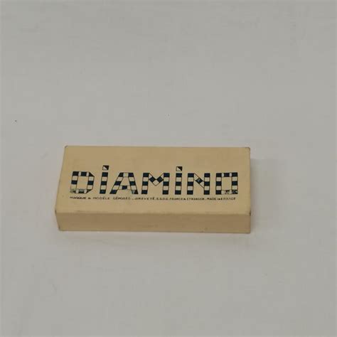 Jeu de société ancien jeu diamino made in France lettres jeu en bois diamino gay