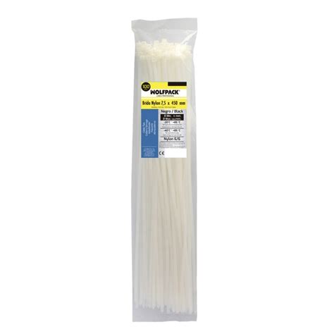 Brida Nylon Color Blanco Natural X Mm Piezas