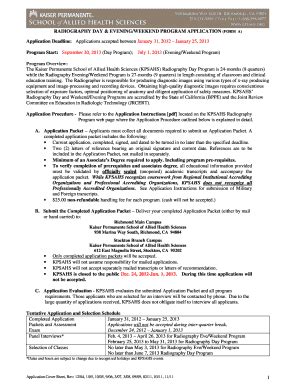 Fillable Online Kpsahs Kp Kaiser Kpsahs Program Form Fax Email Print