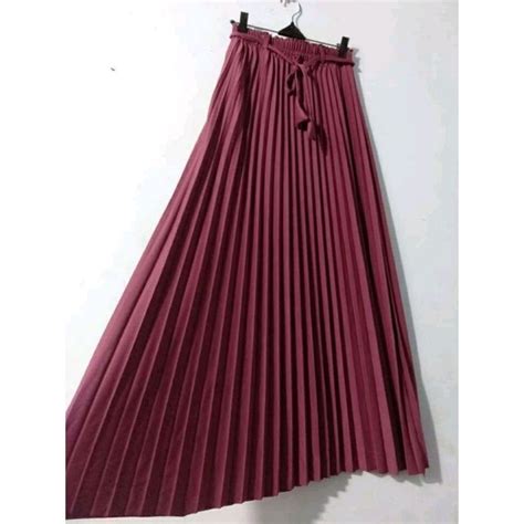 Jual Rok Plisket Premium Koshibo Crepe Korean Crepe Tebal Shopee