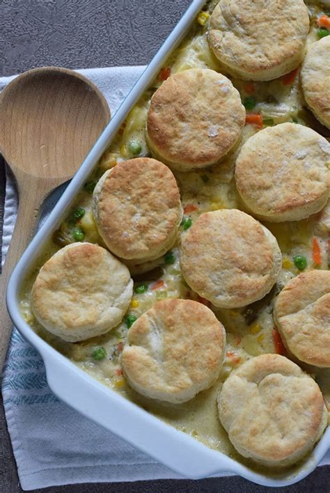 Chicken Pot Pie With Biscuits Adventures Of Mel